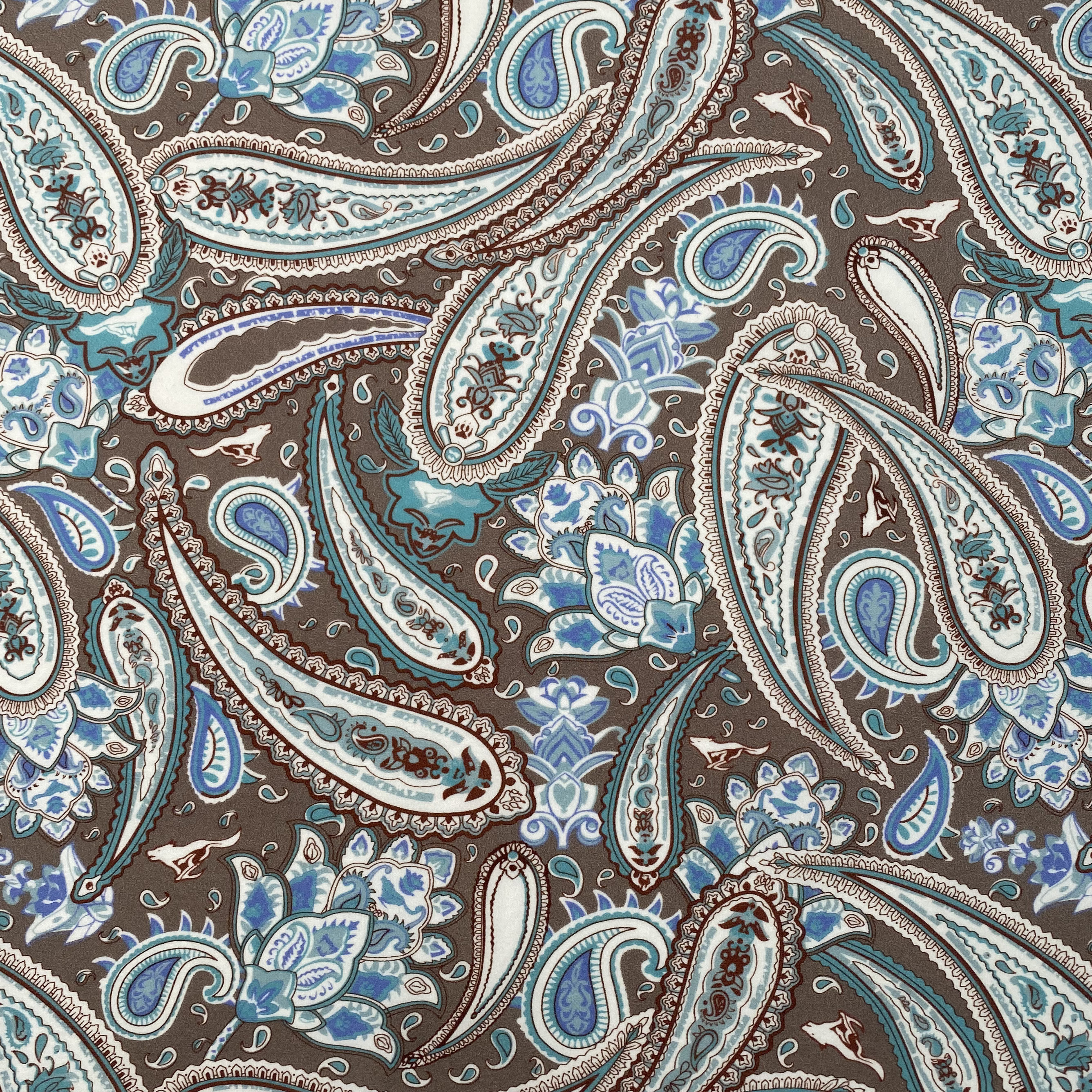 NYLONOWA Tkanina z nadrukiem pawich piór